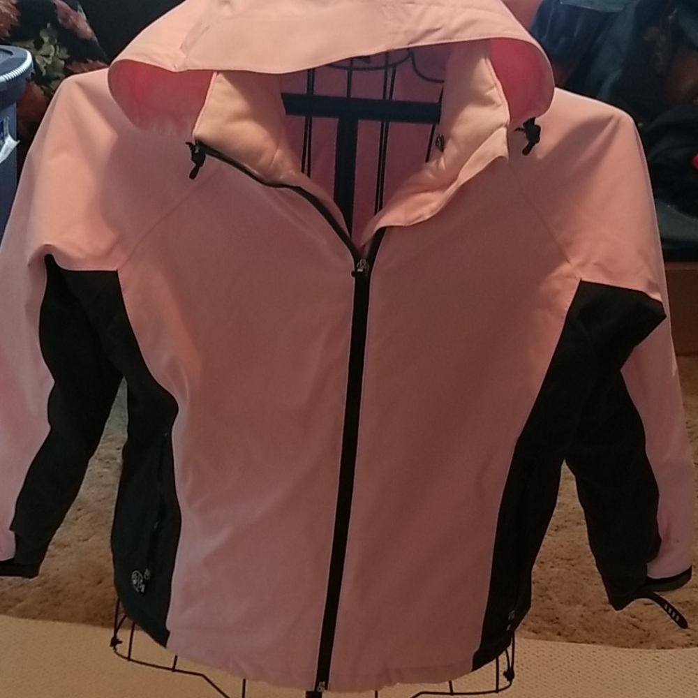 Pink Waterproof Winter Jacket Coat Size M/P 10/12